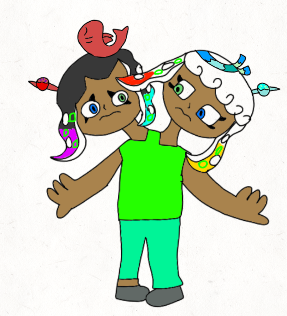 Plantilla de meme Fin & guppie