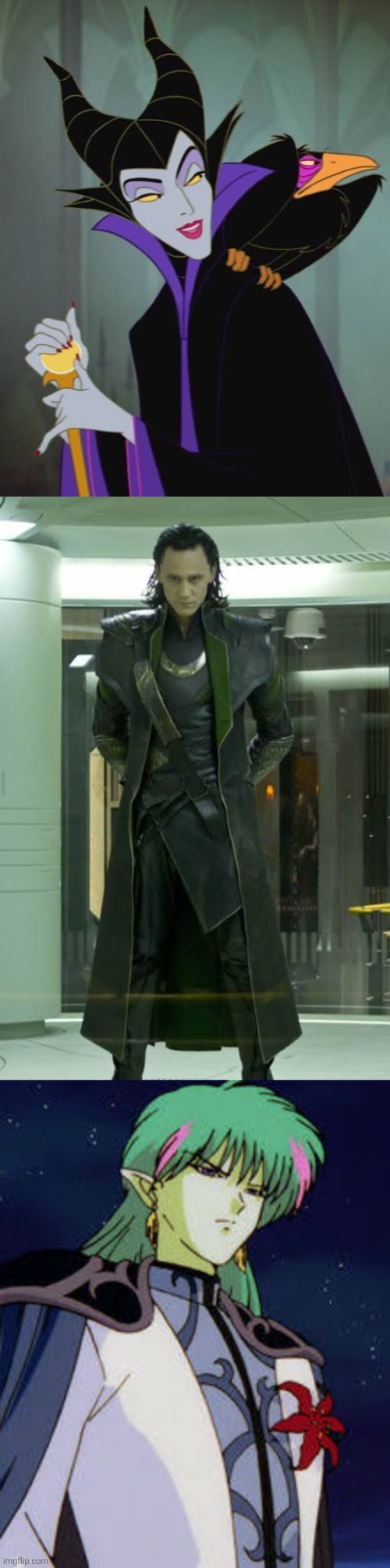 Template meme Fiore Ripped Off Maleficent and Loki