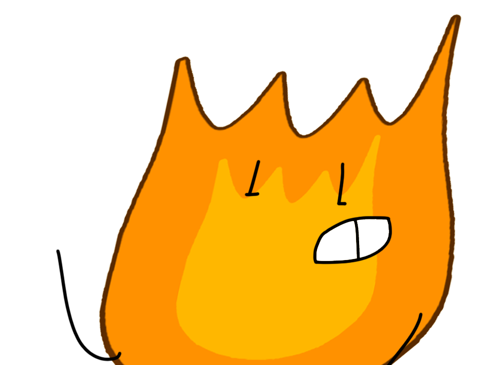 Plantilla de meme Firey smirking meme