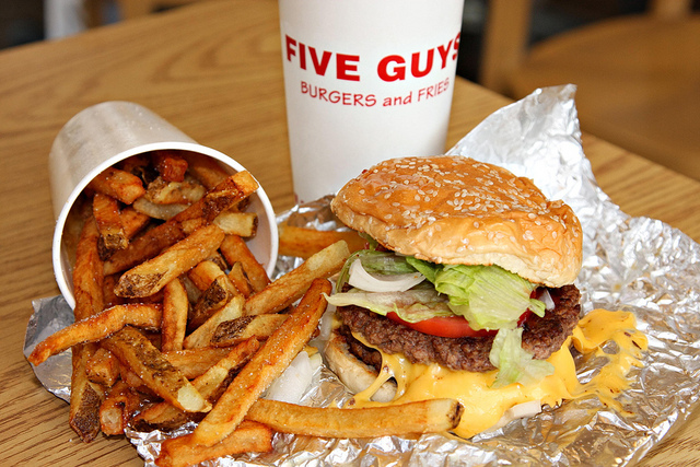 Template meme Five Guys Burgers & Fries (Carl T. Jones Drive)