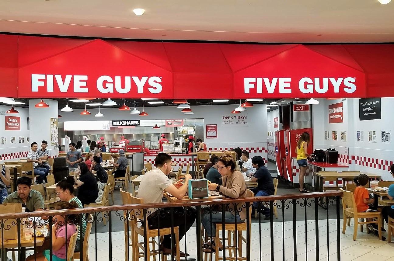 Template meme Five Guys Burgers & Fries' - Review And A Little More
