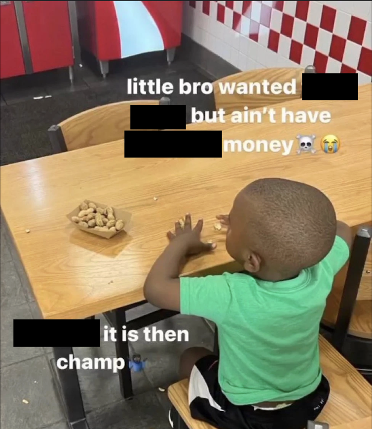 Plantilla de meme Five Guys Money Blank