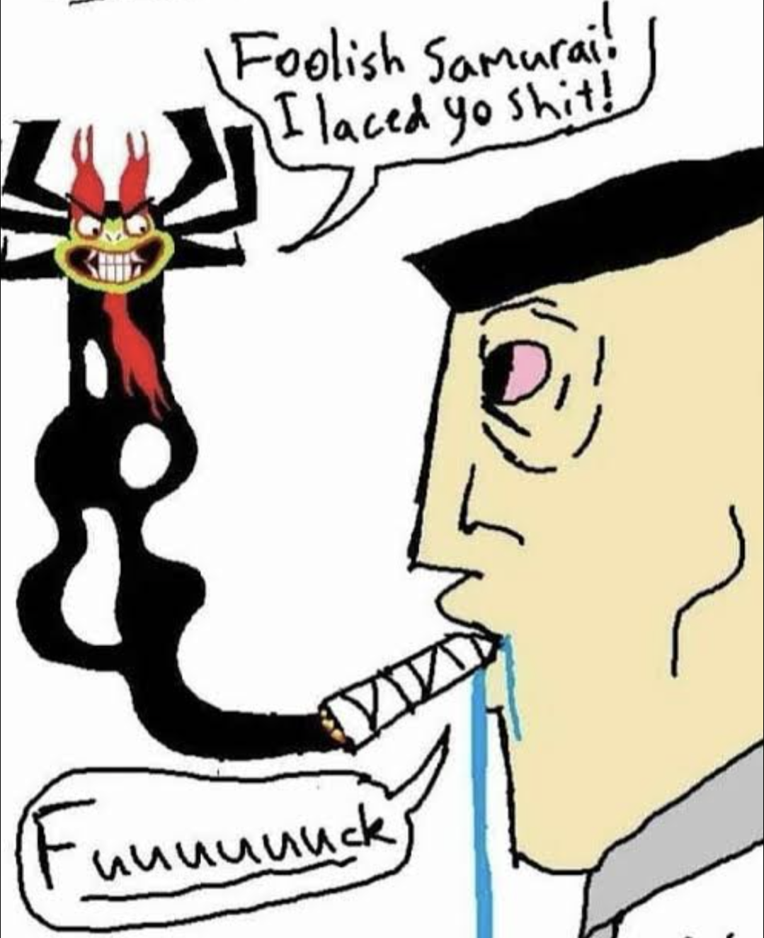 Plantilla de meme Foolish Samurai!