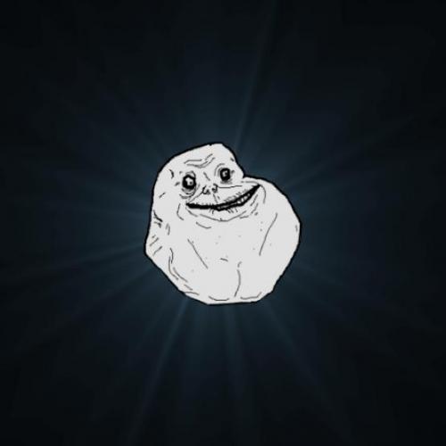 Plantilla de meme Forever Alone