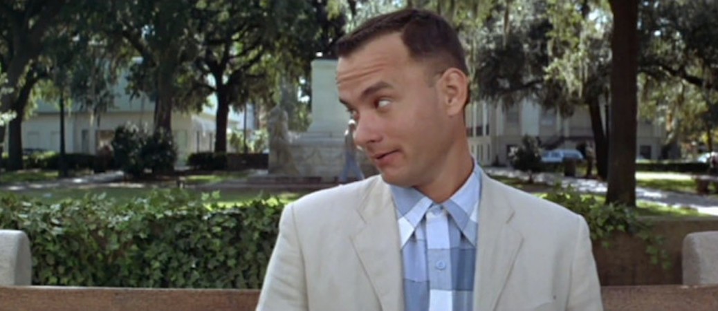 Template meme Forrest Gump Bench