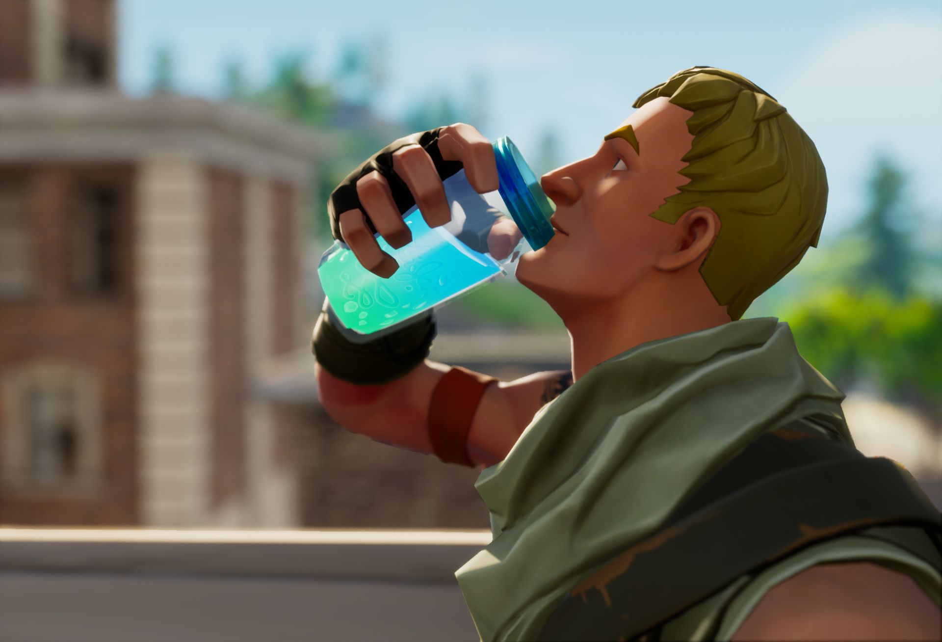 Plantilla de meme Fortnite the frog