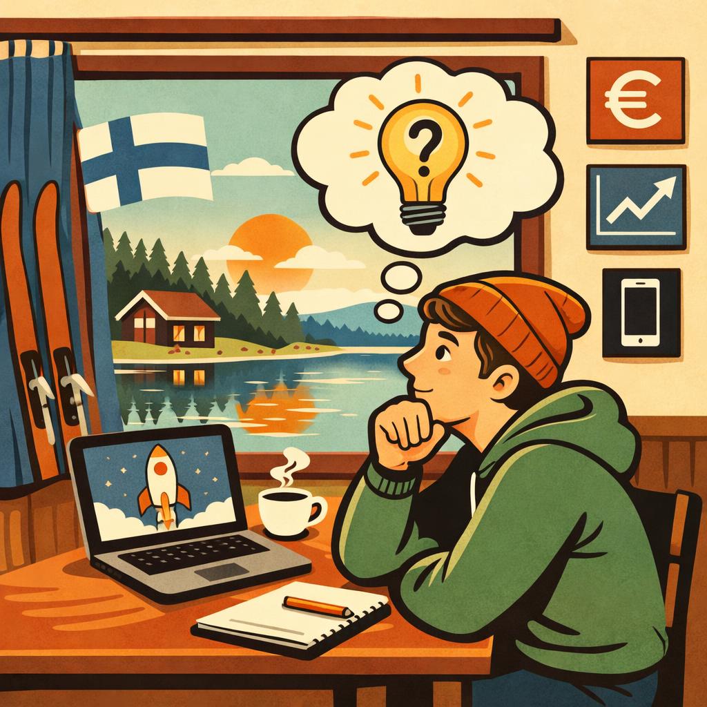 Plantilla de meme founder is thinking what would be next disrupting startup idea,