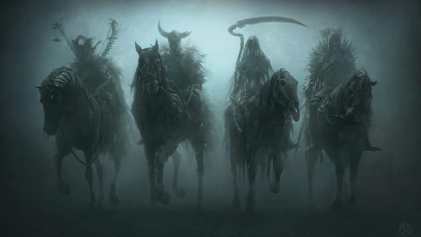 Template meme Four Horsemen of the Apocalypse