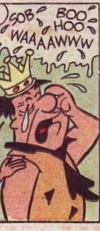 Plantilla de meme Fred flintstone crying