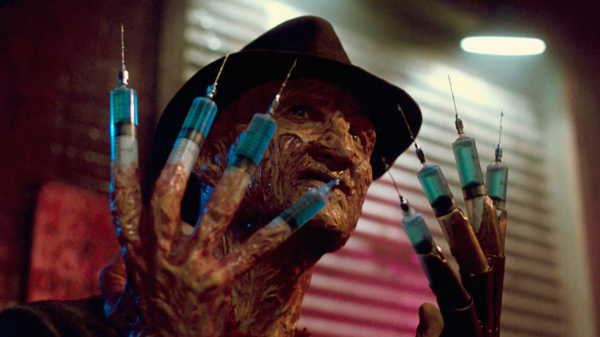 Plantilla de meme freddy krueger needle