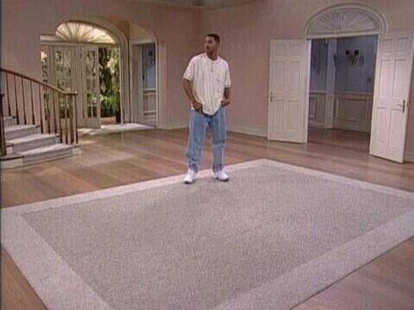 Plantilla de meme Fresh Prince Alone
