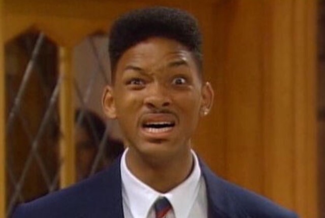 Plantilla de meme Fresh Prince WTF
