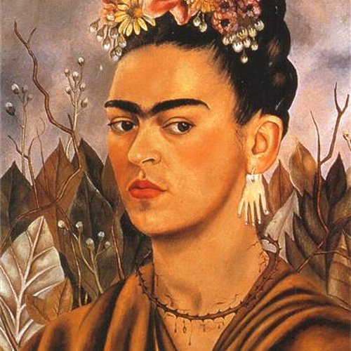 Template meme Frida Kahlo Self Portrait