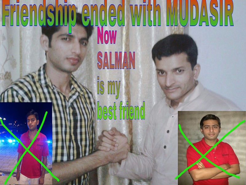 Template meme Friendship ended