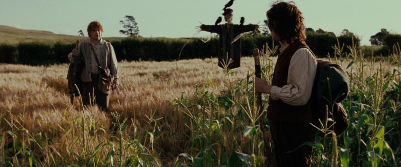 Plantilla de meme Frodo and Sam leaves the Shire