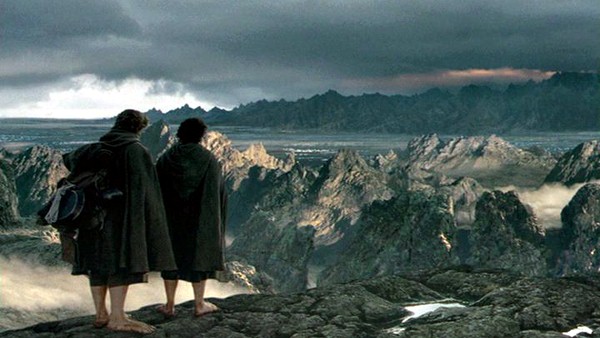 Plantilla de meme Frodo Sam Mordor