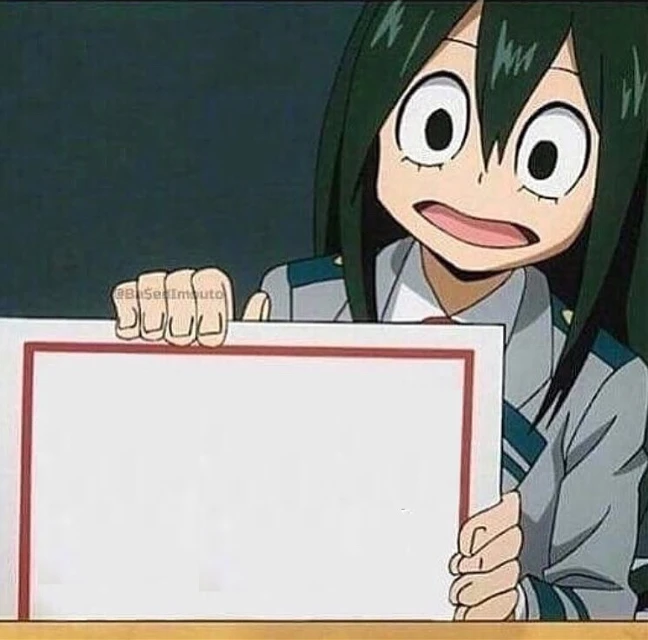 Plantilla de meme froppy sign
