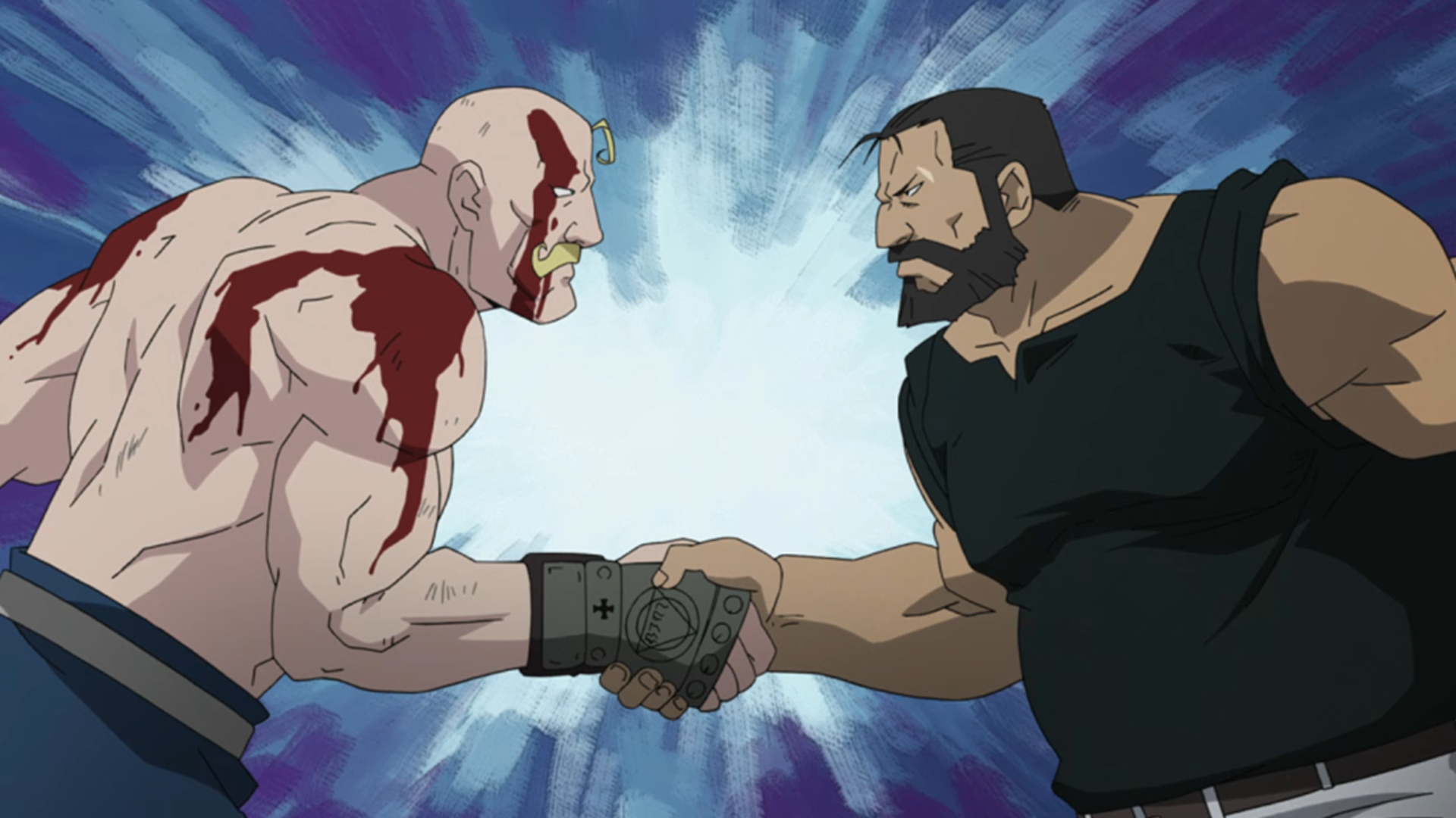 Plantilla de meme Fullmetal handshake