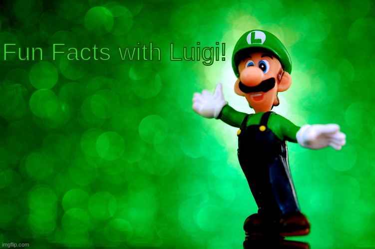 Plantilla de meme Fun Facts with Luigi