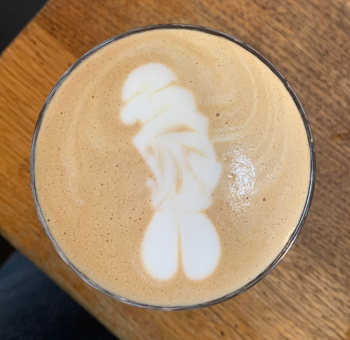 Plantilla de meme Funny latte art