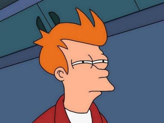 Template meme Futurama Fry