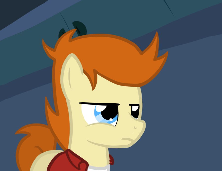 Template meme Futurama Fry Pony