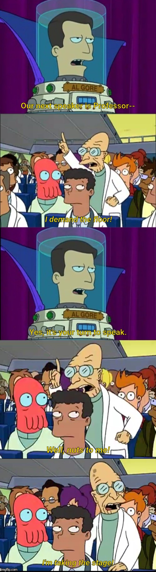 Plantilla de meme Futurama yes it's your turn