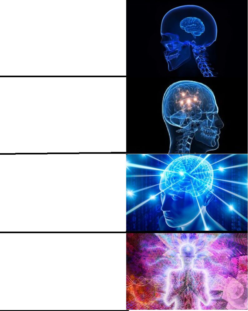 Plantilla de meme GALAXY BRAIN