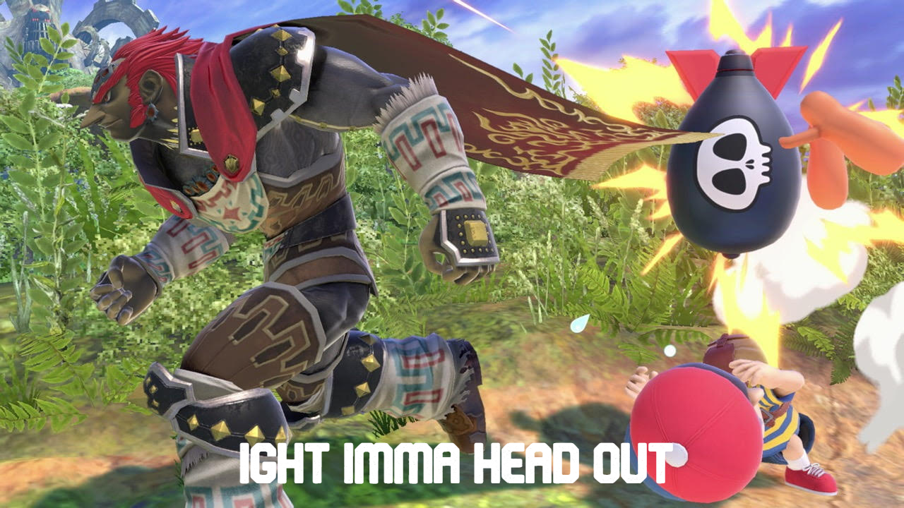Plantilla de meme ganondorf ight imma head out