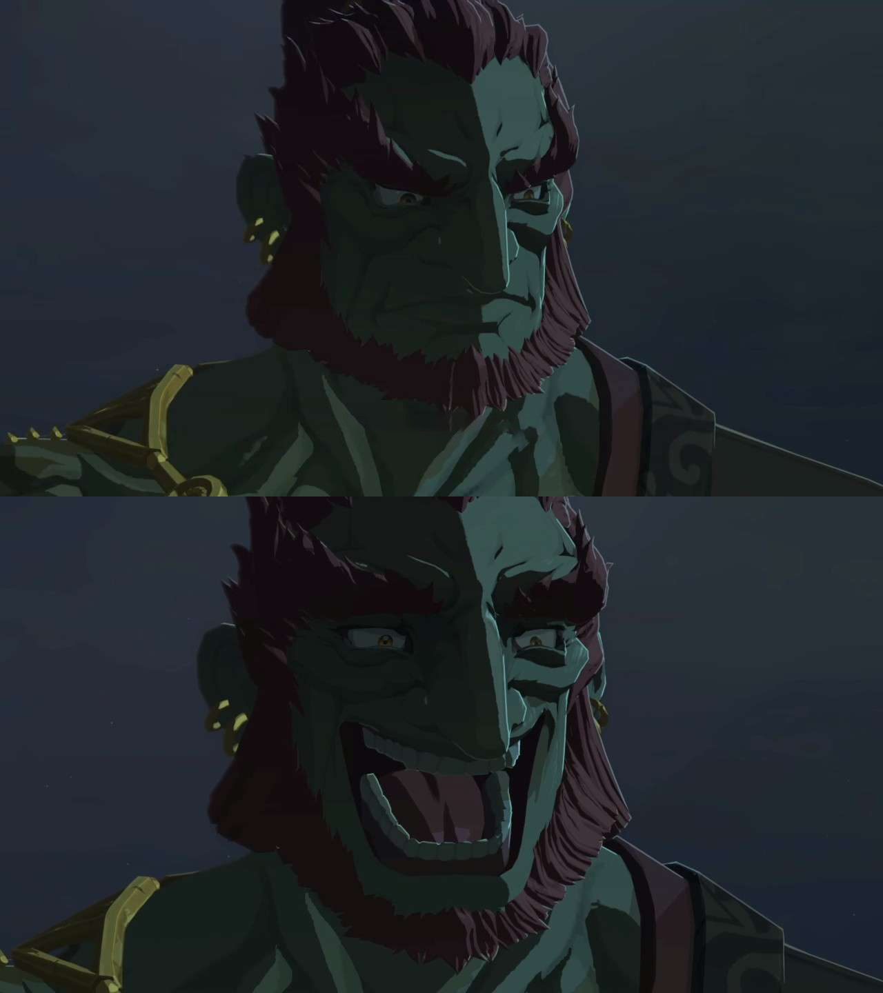 Template meme Ganondorf Laugh