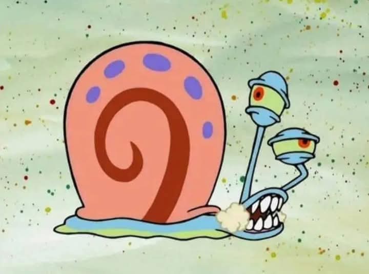 Gary's Mad Snail Disease meme template