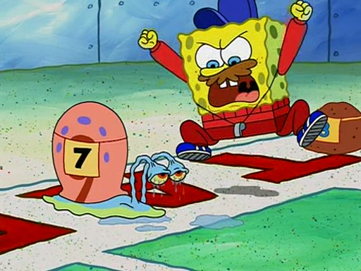 gary snail race meme template