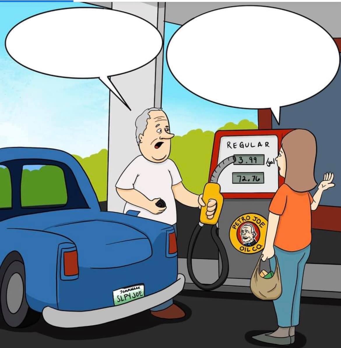 Template meme Gas Prices Under Biden Administration