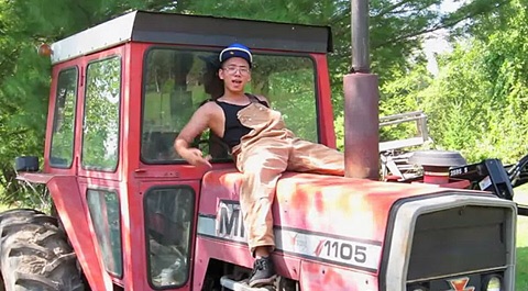 Gay tractor boy meme template
