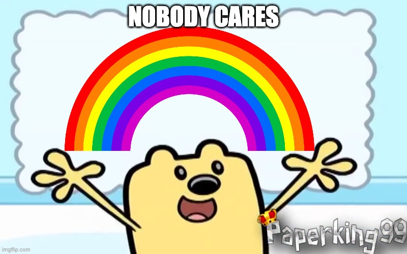 Plantilla de meme gay wubbzy