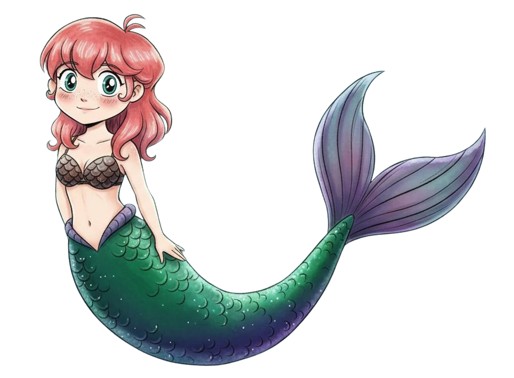 geeky mermaid meme template