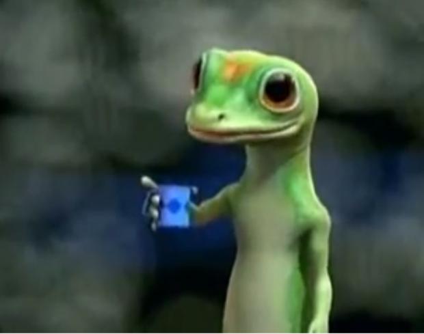 Plantilla de meme Geico Gecko