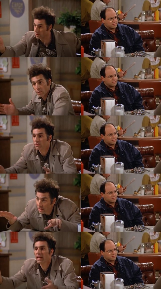 Template meme George and Kramer