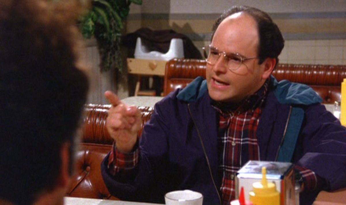 Template meme george costanza angry