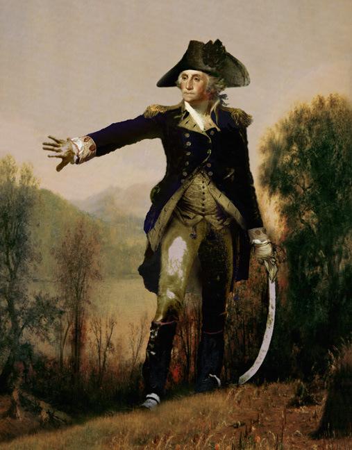 Template meme George Washington 6