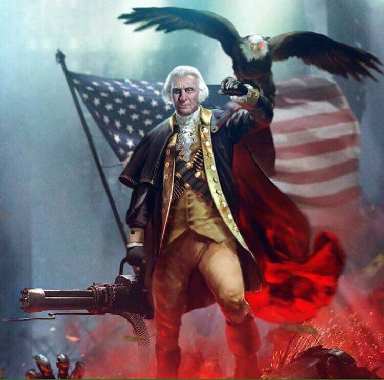 Template meme George Washington Eagle