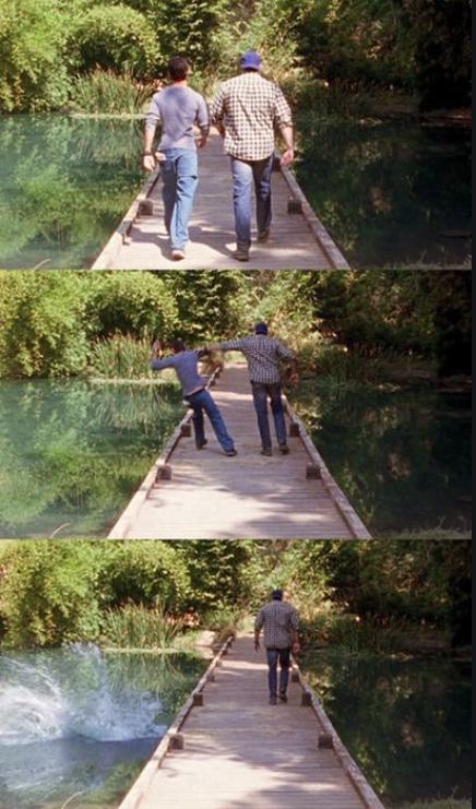 Template meme Gilmore Girls Jess Dean Bridge