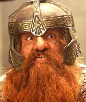 Plantilla de meme Gimli Knew Meme