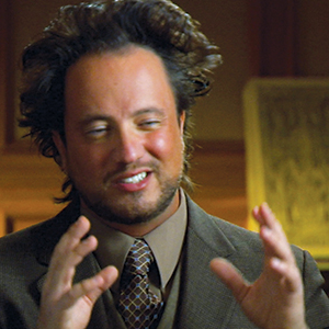 Plantilla de meme giorgio tsoukalos