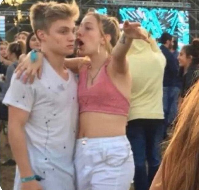 girlfriend explaining meme meme template