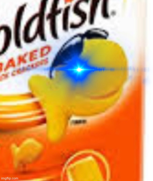 Plantilla de meme glowing eye goldfish snack