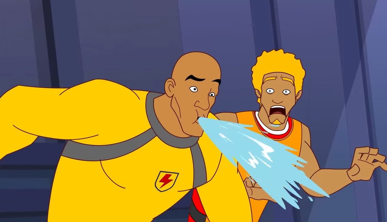 Goalkeeper Spitting Water meme template