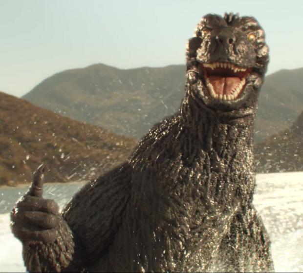 Plantilla de meme Godzilla approved