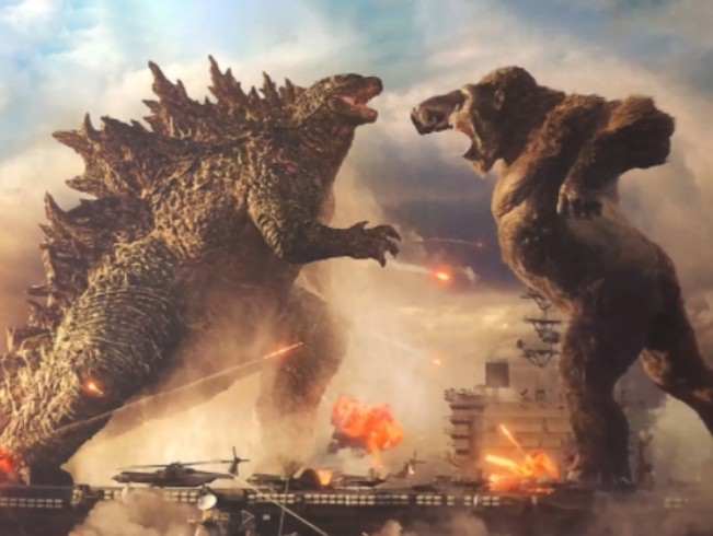 Plantilla de meme Godzilla VS. kong