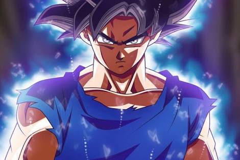 Template meme Goku ultra instinct